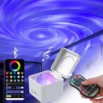 Jainchan® Magic Box Star Galaxy Space Light Night Lamp Projector | APP Android IOS & Remote Control Bluetooth Music | Multi-Color Birthday, Gaming room, Bedroom Decoration,