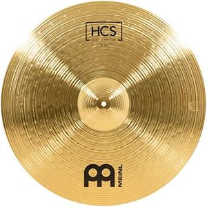 Meinl Cymbals HCS 22” Ride Cymbal for Drum Set — Made in Germany — Traditional Medium Brass, 2-Year Warranty (HCS22R)