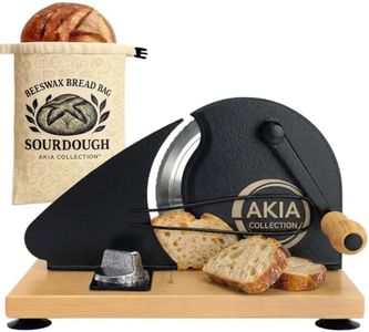 Manual Bread Slicer for Homemade Bread, Sourdough, Adjustable Thickness
