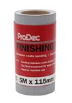 ProDec 5m Roll 400 Grit Finishing Paper for Sanding Between Coats and Automotive Sanding - 115mm Wide Abrasive Paper Roll Compatible with Machine Sanders & Hand Sanders