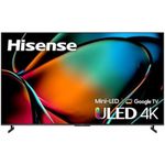 Hisense 85U88KM- 85 Mini-LED Pro 4K ULED 144 Hz Google TV with Quantum Dot Technology, Dolby Vision Atmos, IMAX Enhanced, Gaming Smart TV with HDR10, HDR10+, HLG (Canada Model) 2023