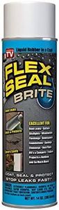 Flex Seal 14-Ounce As Seen on TV Liquid Rubber Sealant in a Can, Brite (1 Pack Special)