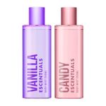 Escentuals Womens Candy Shake Layering Set, Vanilla and Candy Body Mist Spray Mixed Fragrance Bundle 250ml (Pack of 2)