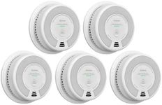 X-Sense 2-in-1 Smoke and Carbon Monoxide Detector Alarm (Not Hardwired), 10-Year Battery-Operated Dual Sensor Fire & CO Alarm, SC06, 5-Pack