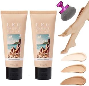 2 Pack Body Coverage Perfector,2026 New Leg Makeup to Even Skin Tone, No Transfer Body Coverage Perfector Waterproof for Legs, Includes Brush (Ivory)