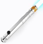 Saberforms Lightsaber Dueling Light Saber with 12 RGB Colors 16 Sound Fonts and Motion Control, Force FX Lightsabers with Premium Metal Handle and Replaceable Blade, Light Sabers for Adults, Kids