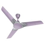 Polycab Aereo Plus Star Rated, 1200mm Ceiling Fan For Home | 100% Copper, High Speed & Air Delivery | Saves Up To 33% Electricity, Rust-Proof Aluminium Blades, 52 Watt | 3 Years Warranty【Lilac Silver】