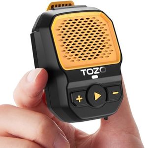 TOZO PM1 AI Smart Speaker with ChatGPT, AI Assistants Wearable Speaker for Hands-Free, 20 Hour Playtime Clip-On Wireless Portable Bluetooth Speaker Built-in Mic, Mini Gifts for Working, Sports