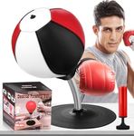 NZQXJXZ Desktop Punching Bag, Super Strong Suction Boxing Bag Speed Balls, Stress Buster with Suction Cup for Office Table and Counters, Fun Gift for Friends or Coworker