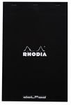 RHODIA 19559Amzc - Stapled Notepad Dot pad N°19 Black - A4+ - Dot Dotted - 80 Detachable Sheets - White Clairefontaine Paper 80 g/m - Soft and Resistant Coated Card Cover, 210 x 318 mm