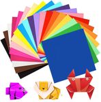 Origami Paper, 120 Sheets 15x15 cm/6 Inch Origami Paper Double Sided, 20 Colors Small Origami Paper Squares for Kids DIY School Arts Crafts Projects Children Adults(70gsm)