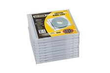 Fellowes Jewel Case Empty Cases Pack of 10 Transparent