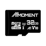 MMOMENT Micro SDHC Card, A1, UHS-I, U1, V10, Class 10 Compatible, Read Speed Up to 90 MB/s, SD Adapter Included (32GB, Black - A1, U1, V10)