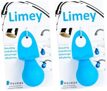 Limey Tap Descaling Gadget for Lime Scale Removal, Blue 2 packs