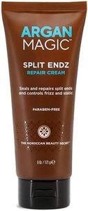 Argan Magic Split Endz Cream - Instantly Binds Frayed and Separated Ends While Preventing Future Breakage | Controls Frizz | Made in USA, Paraben Free, Cruelty Free (6 oz)