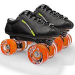 Jaspo Roadster Quad Roller Blade Shoe Skates Combo (9 UK, Roadster)