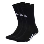 adidas Unisex Performance Cushioned Crew Socks Grip 3 Pair Pack Socks, S