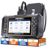 FOXWELL NT614 Elite Car Scanner, 2023 Engine Airbag Transmission ABS Scan Tool with 5 Services ABS Bleeding, SAS Calibration, EPB Throttle Oil Light Reset Tool, Live Data OBD2 Scanner Diagnostic Tool