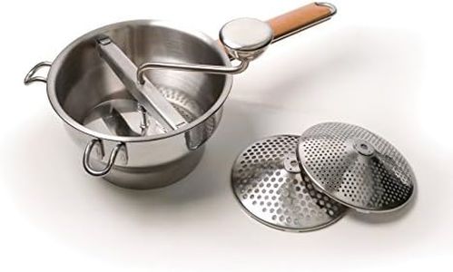 RSVP International Endurance Kitchen Tool Collection Stainless Steel Food Mill, 7.75" Diameter