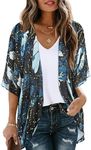 Womens Casual Coverup Summer Kimono