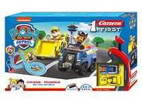 Carrera FIRST 20063035 PAW Patrol On the Double - FIRST Slot Racing Track, For Children From 3 Years And Adults, 2.9 Metres, With Paw Patrol - Chase & Paw Patrol - Rubble