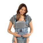 LÍLLÉbaby Complete 6-in-1 Luxe Ergonomic Baby Carrier Newborn to Toddler - with Lumbar Support - for Children 7-45 Pounds - 360 Degree Baby Wearing - Inward and Outward Facing - Starfall