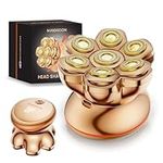 MAXGROOM PRO Head Shavers for Bald Men, Upgraded 7D Shaving Head Blade,55% Increase in Battery Capacity,7500-8800Rpm Mens Head Shaver,IPX6 Waterproof,Ergonomic Design,Type-C Charging(Gold, PRO)