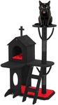 Aesthetic Gothic Cat Tree, 3-Layer 