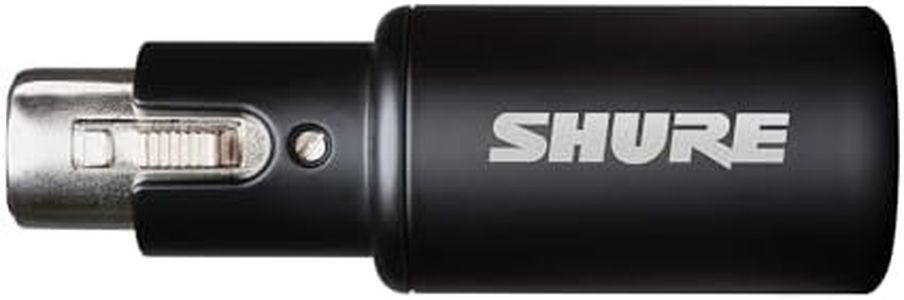 Shure MVX2U Gen 2 XLR-to-USB-C Digital Audio Interface, Apple MFi Certified, Portable Setup for Audio Processing, Noise-Free Recording Between XLR and USB-C Devices