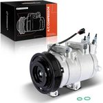 A-Premium Air Conditioner AC Compressor with Clutch Compatible with Nissan Rogue 2008-2013, Rogue Select 2014-2015, L4 2.5L, w/One Plug