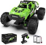 RIAARIO 1:18 All Terrain RC Car, 36 KPH High Speed Remote Control Car with 2.4 GHz Remote Control, 4WD Electric Vehicle Off-Road Truck, 4X4 Waterproof RC Trucks with 2 Rechargeable Batteries