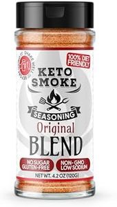 Keto Smoke Original Blend Seasoning, 4.2 oz, 100% Diet Friendly, No Sugar, Gluten-Free, Non-GMO, Low Sodium