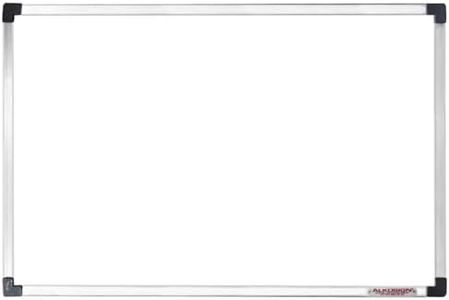 ALKOSIGN Platinum Series Non-Magnetic White Board with Melamine Surface (3 x 4 Feet) White Board, Marker Board, Writing Board for Teaching, Home, Kids Study Room, Cafes, Conference Room etc.