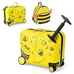 BABY JOY 2 PCS Kids Luggage Set, 18