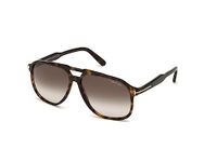 Tom Ford FT0753 52K Dark Havana FT0753 Pilot Sunglasses Lens Category 3 Size 62, Shiny Classic Dark Havana, Lens-62 Bridge-14 B-52 ED-68.8 Temple-140