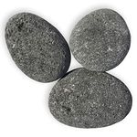 American Fireglass X-Large Lava Stone (Tumbled) Gray/Black 4" - 6", 10 lb. Bag