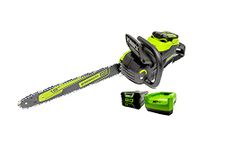 Greenworks PRO 80V 18-Inch Chainsaw, 2.0 AH Battery and Charger Included 2021102HD