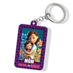 Regalocasila Mom You Are the Queen Keychain | 6x4 CM |Mother's Day | Her Birthday | Any Special Day | Thoughtful Gift for Mom | Maa | Mother | Mommy from Son & Daughter"