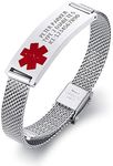 Medical Alert ID Bracelet - Free Cu
