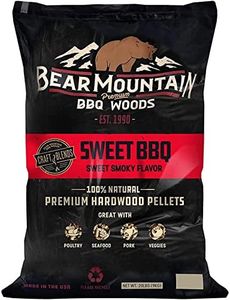Bear Mountain BBQ FK92 All Natural Low Moisture Hardwood Smoky Sweet Craft Blends BBQ Smoker Pellets for Outdoor Grilling and Smoking, 20 Pound Bag