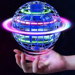 Tikduck Flying Orb Ball Toys Soaring Hover Pro Boomerang Galactic Fidget Cool Magic Hand Controlled Mini Drone Cosmic Globe Spinner Safe for 6 7 8 9 10+ Year Old Kids Outdoor Toys (Blue)