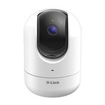 D-Link mydlink Full HD Pan & Tilt Pro Wi-Fi Camera, 360° View, Person/Glass-break/Motion Detection, Ethernet Port, Alexa, Google Assistant, 5M Night Vision, Cloud, local microSD recording (DCS-8526LH)