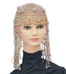 Forum Novelties BA1977 Beaded Headpiece, Gold, One Size