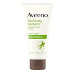 Aveeno Positively Radiant Skin Brightening Exfoliating Facial Scrub with Moisture-Rich Soy Extract, Jojoba & Castor Oils, Soap-Free, Hypoallergenic & Non-Comedogenic Face Cleanser, Travel Size 2 oz