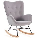 Velvet Rocking Chair