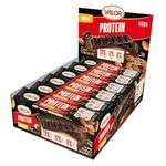 Valor Dark Chocolate and Almond Gluten Free Snacks - Low Calorie Snacks with 7.8g of Protein and No Added Sugar - Suitable for Diabetics, Great Snacks for Adults - 30g, 24 Multipack