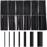 BEAUGIREW 180 Pieces Heat Shrink Tubing Kit 3:1 Ratio Adhesive Lined 7 Size Electric Insulation Tube Marine Shrink Wrap Tube for Cable Wire Repair