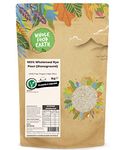 Wholefood Earth 100% Wholemeal Rye Flour (Stoneground) 1 kg | GMO Free | High Fibre