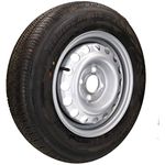 AB Tools Trailer 155/80R13 Tyre and Wheel Rim 84N 500kg 100mm PCD 4 Stud