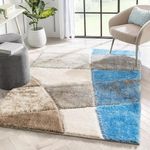 Luxurious Carpets Florida Shag Collection Super Soft & Plush Modern Shaggy Carpet for Living Room Bedroom and Hall with 2" Inch Thickness 10 x 10 feet Color